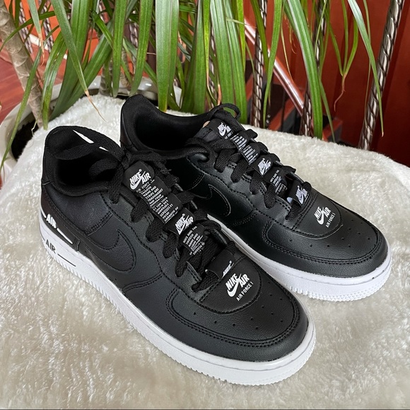 ‼️SOLD‼️ Nike Air Force 1 LV8 3 - Black, Black, White - Picture 1 of 14